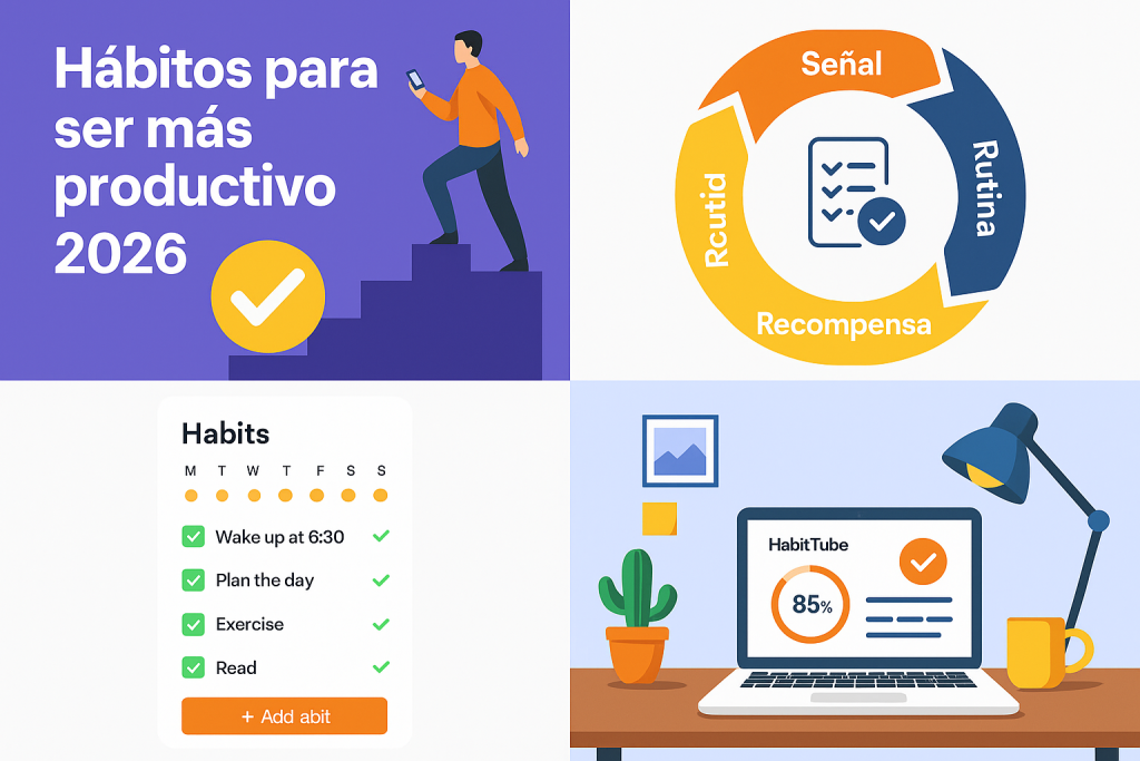 hábitos para ser más productivo en 2026
