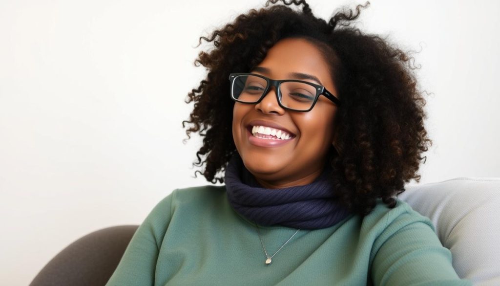 Imagen de una persona practicando gratitud diaria con HabitTube Imagen de una persona practicando gratitud diaria con HabitTube