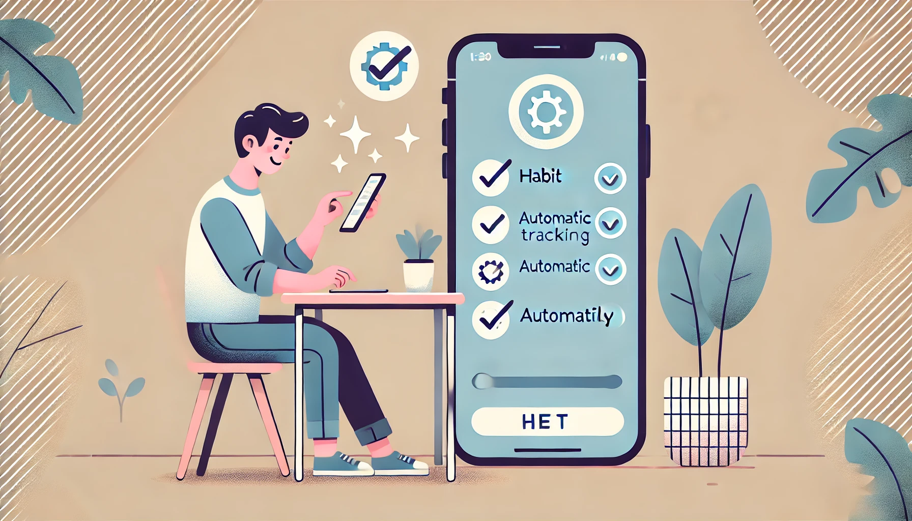App de hábitos con seguimiento automático